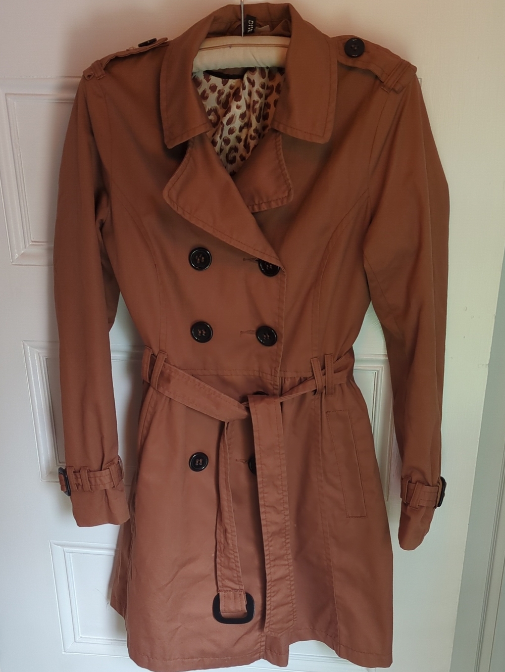 H&M Classic double breasted trench coat Divided M 10